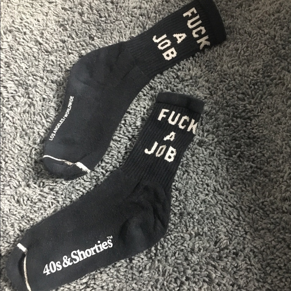 Fuck a job socks